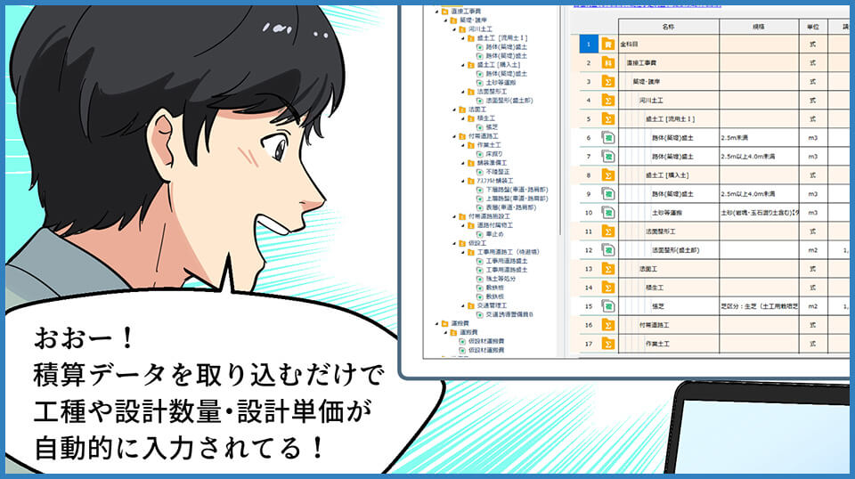 実行予算作成時の活用マンガ